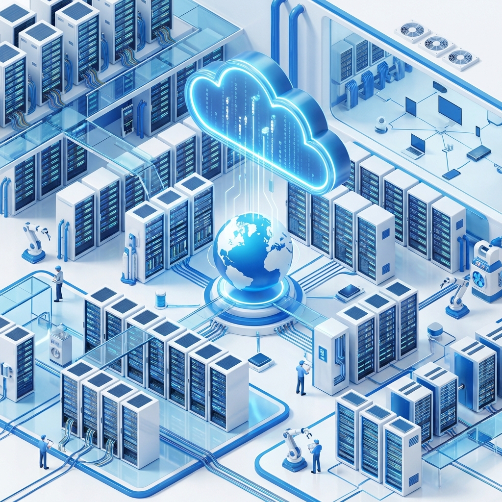 Hosting illustration